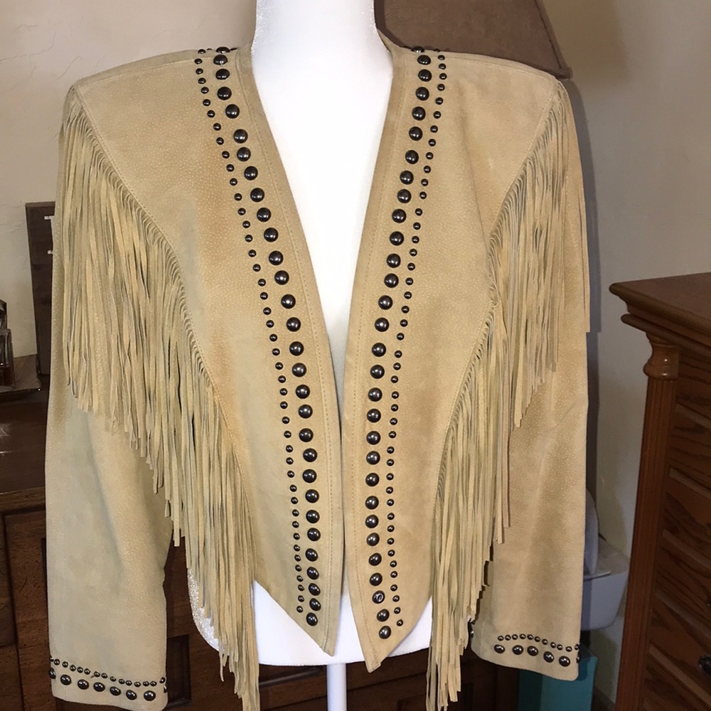 Vintage Frontier Collection Suede Bolero Jacket